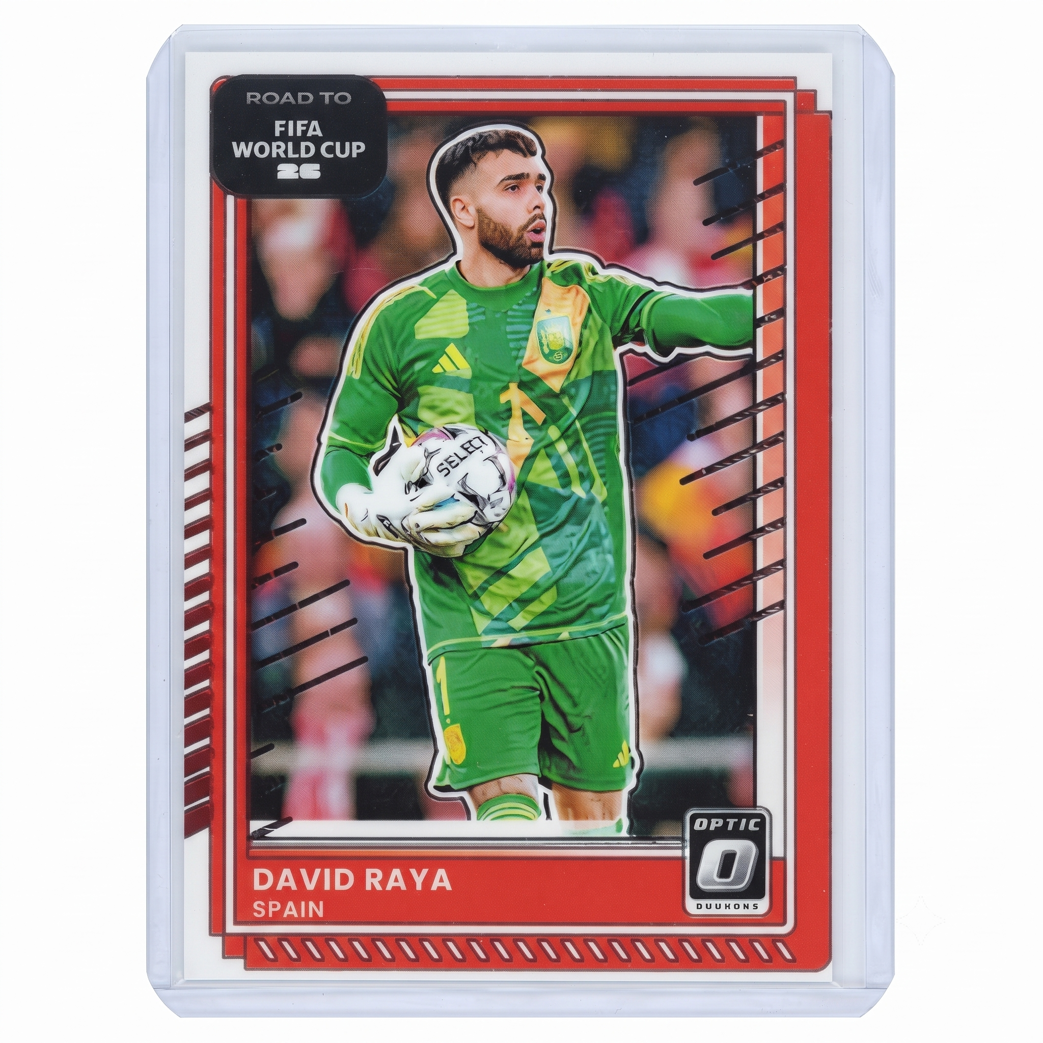 25-26 Panini Donruss RFWC26 David Raya Optic 0 #8