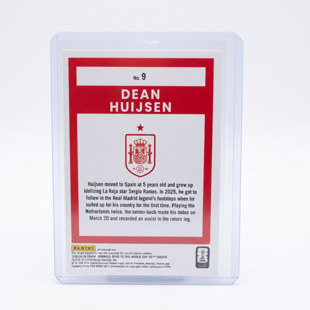 25-26 Panini Donruss RFWC26 Dean Huijsen Optic 0 Silver Optic #9
