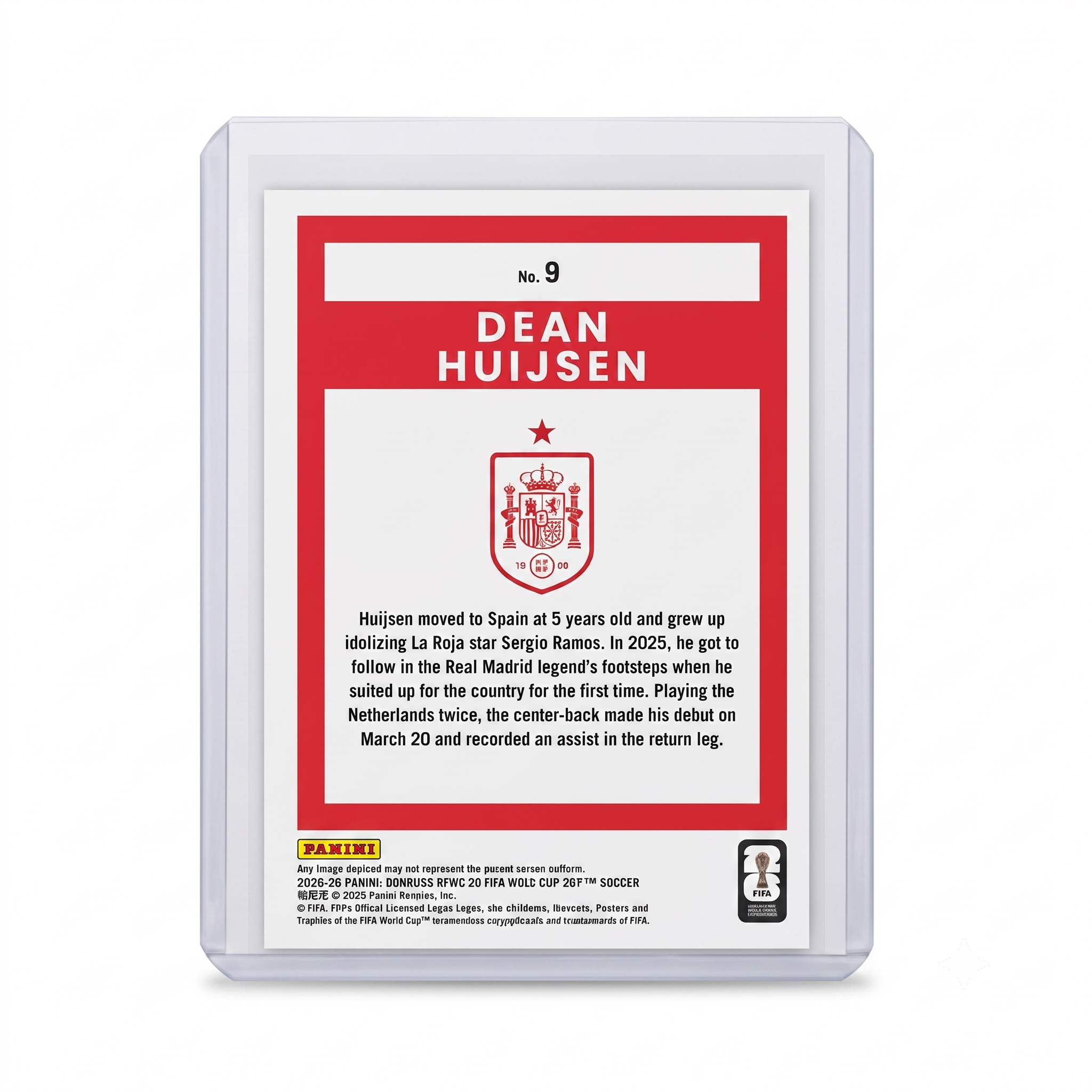 25-26 Panini Donruss RFWC26 Dean Huijsen Silver #9