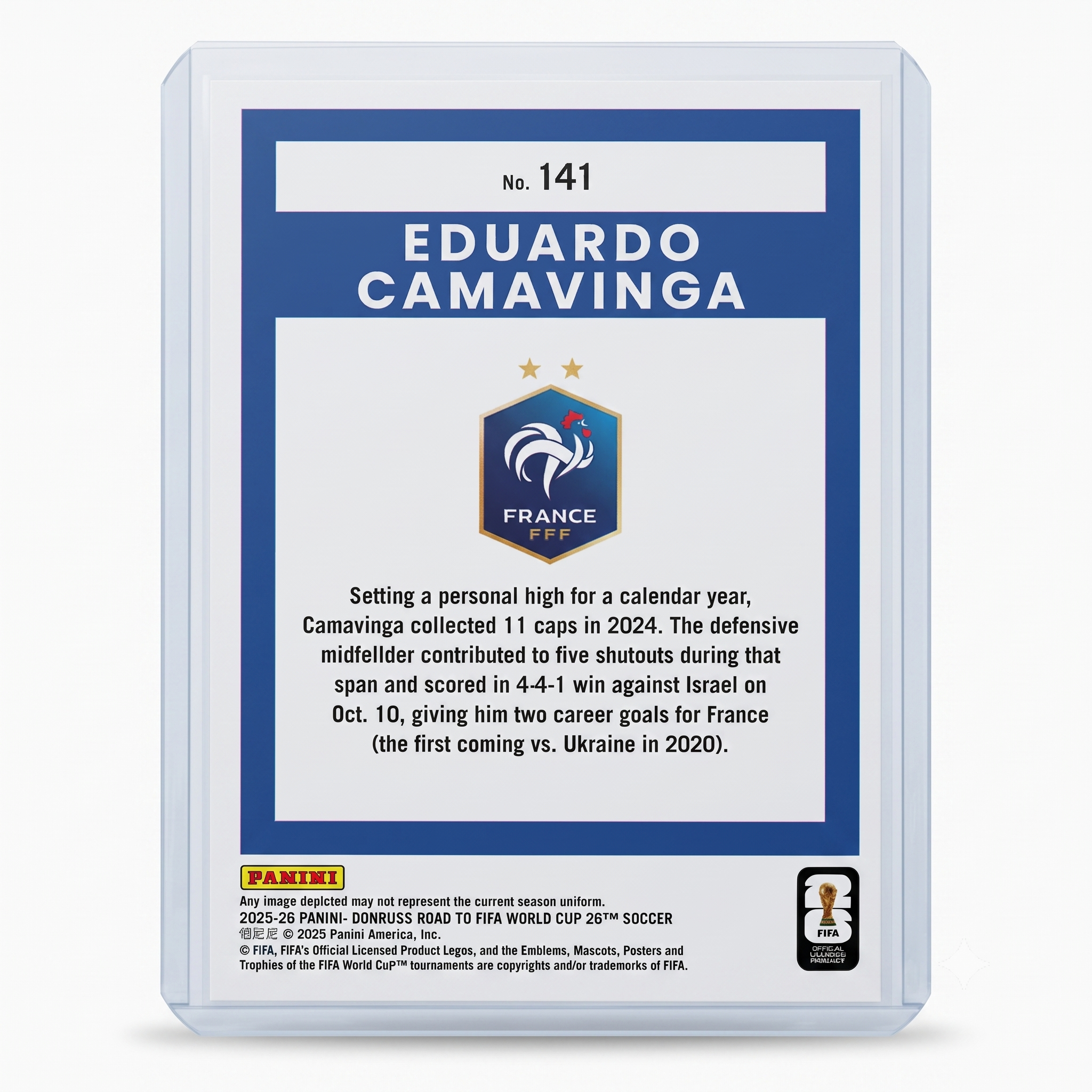 25-26 Panini Donruss RFWC26 Eduardo Camavinga #141