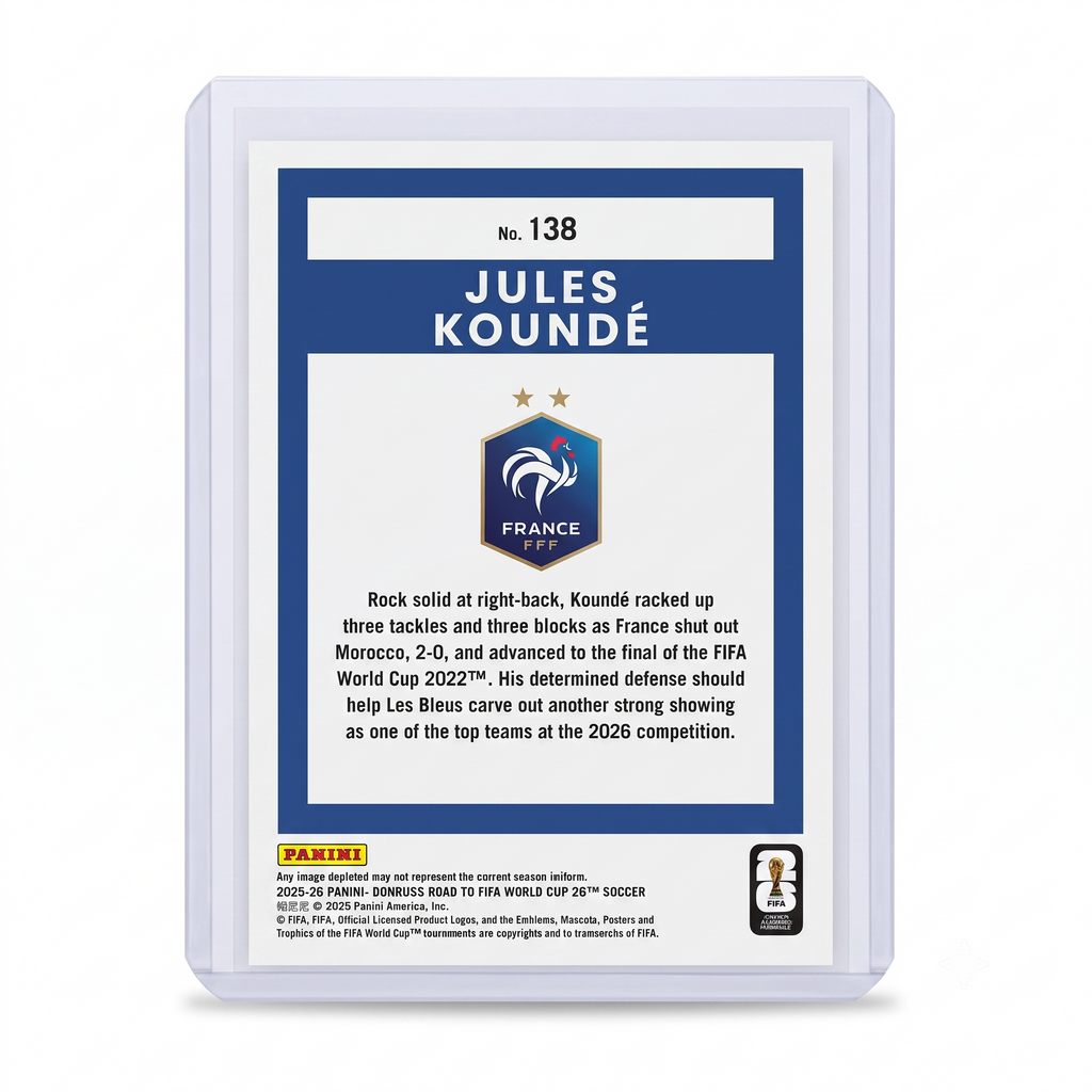 25-26 Panini Donruss RFWC26 Jules Koundé #138