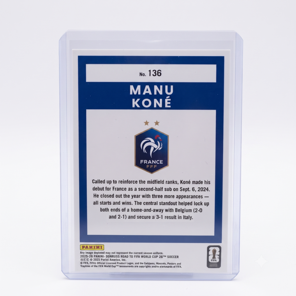 25-26 Panini Donruss RFWC26 Manu Koné #136