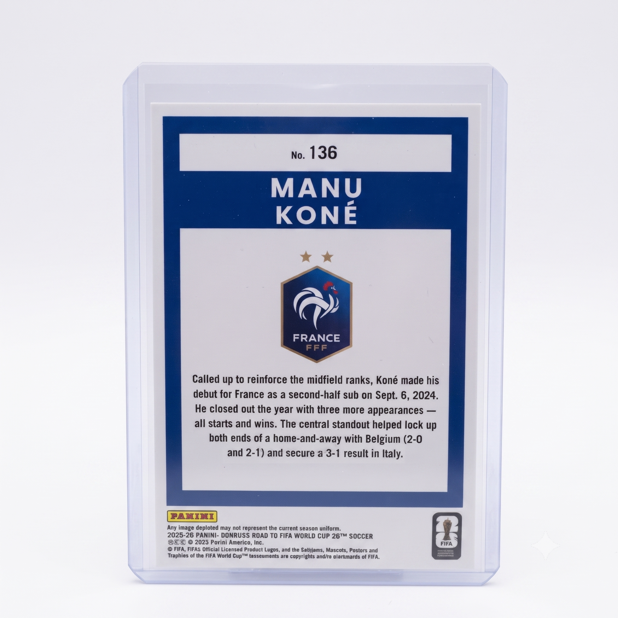 25-26 Panini Donruss RFWC26 Manu Koné #136
