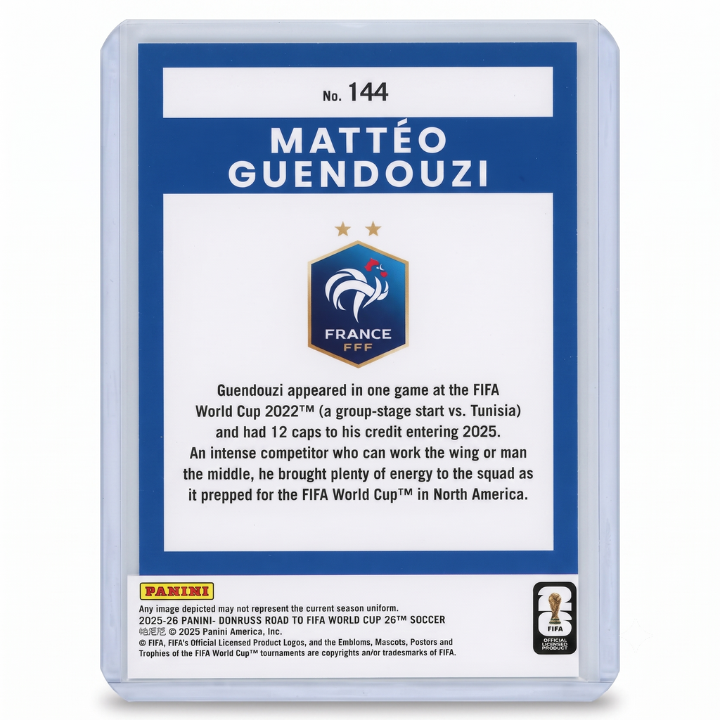 25-26 Panini Donruss RFWC26 Matteo Guendouzi #144