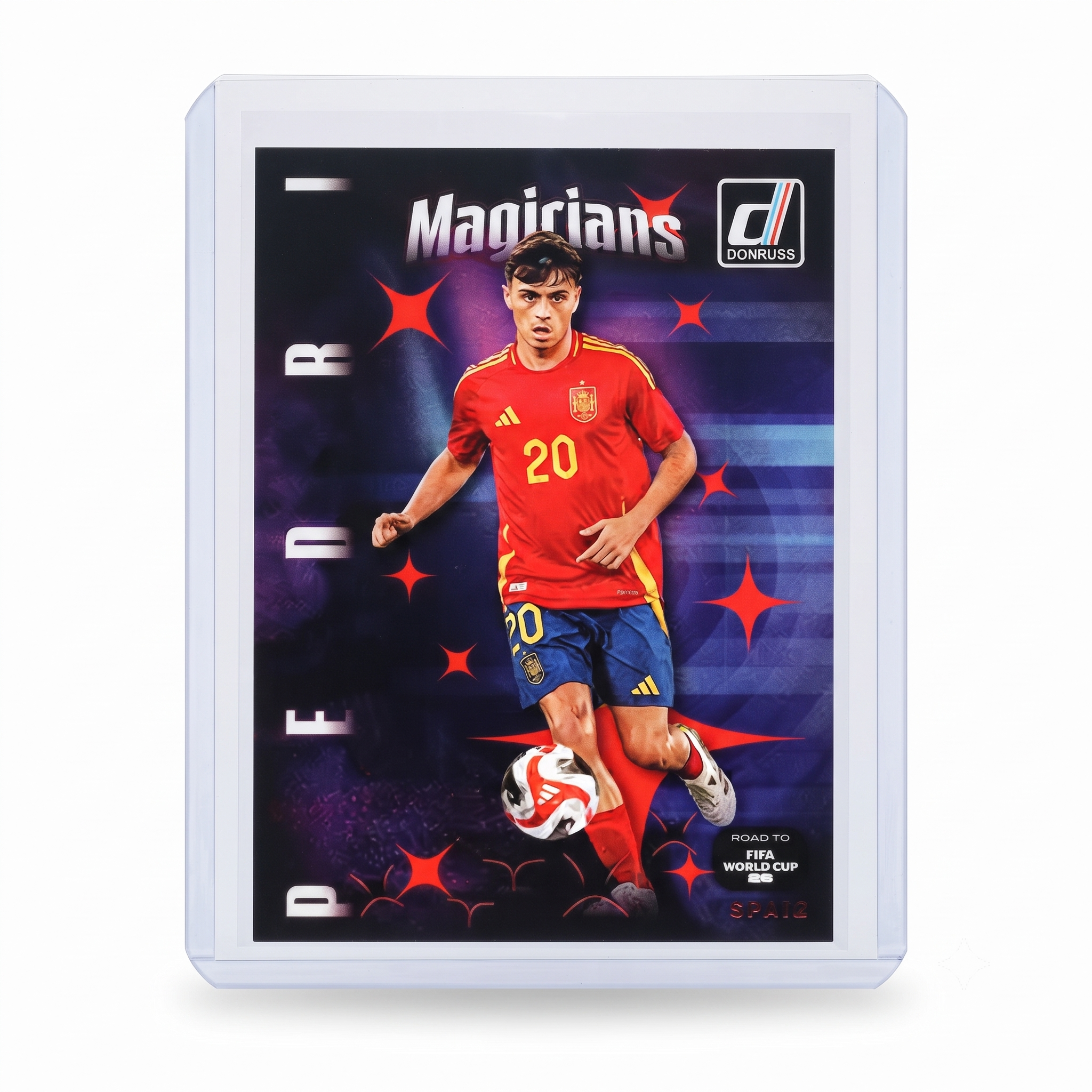 25-26 Panini Donruss RFWC26 Pedri Magicians RED #24