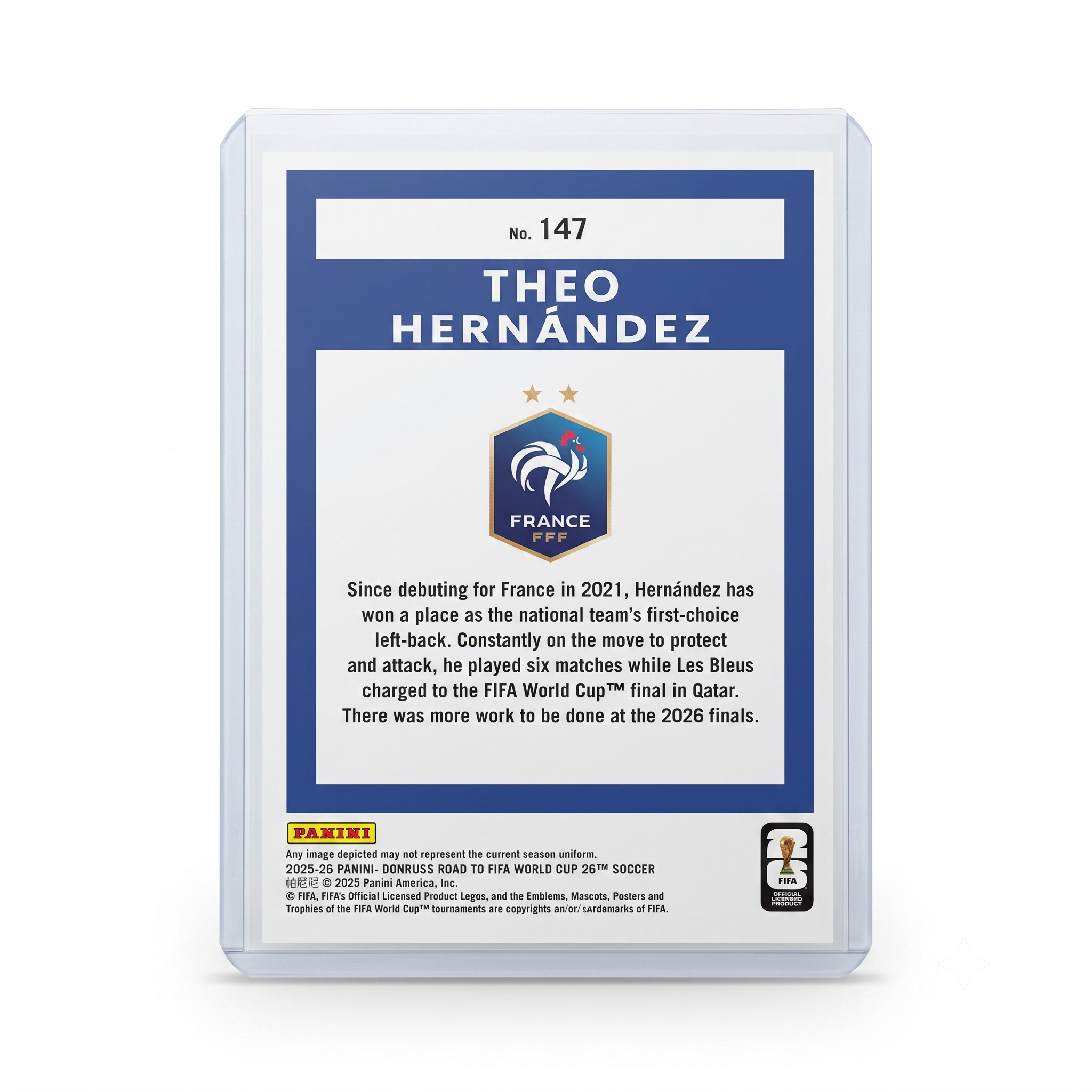 25-26 Panini Donruss RFWC26 Theo Hernandez #147