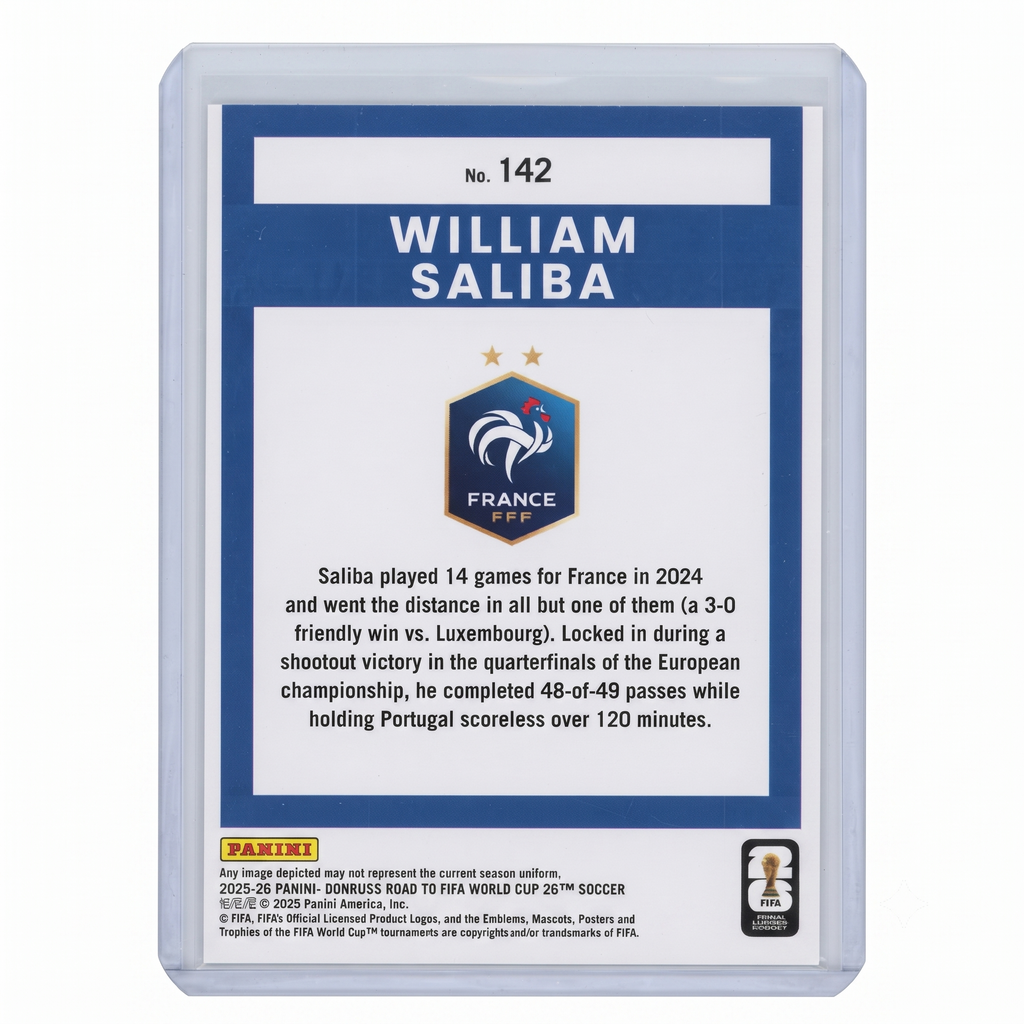 25-26 Panini Donruss RFWC26 William Saliba #142