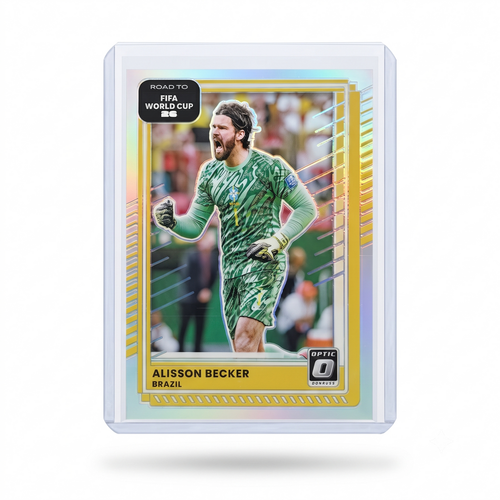 25-26 Panini Donruss RFWC Alisson Becker Optic 0 Silver Holo Prizm #185