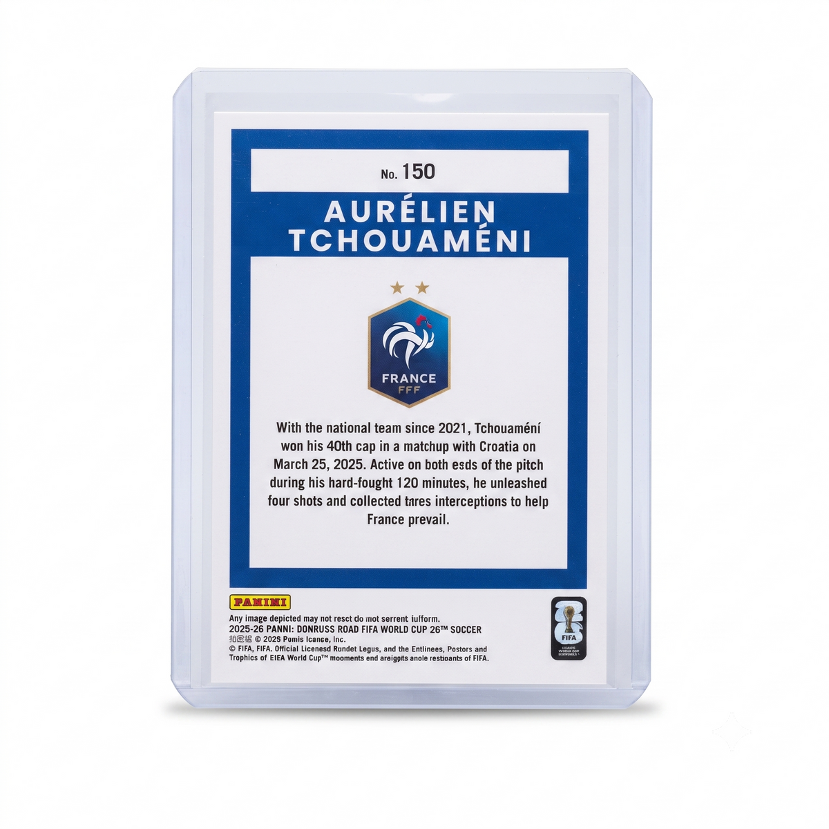 25-26 Panini Donruss RFWC Aurelien Tchouameni Gold 05/10 #150