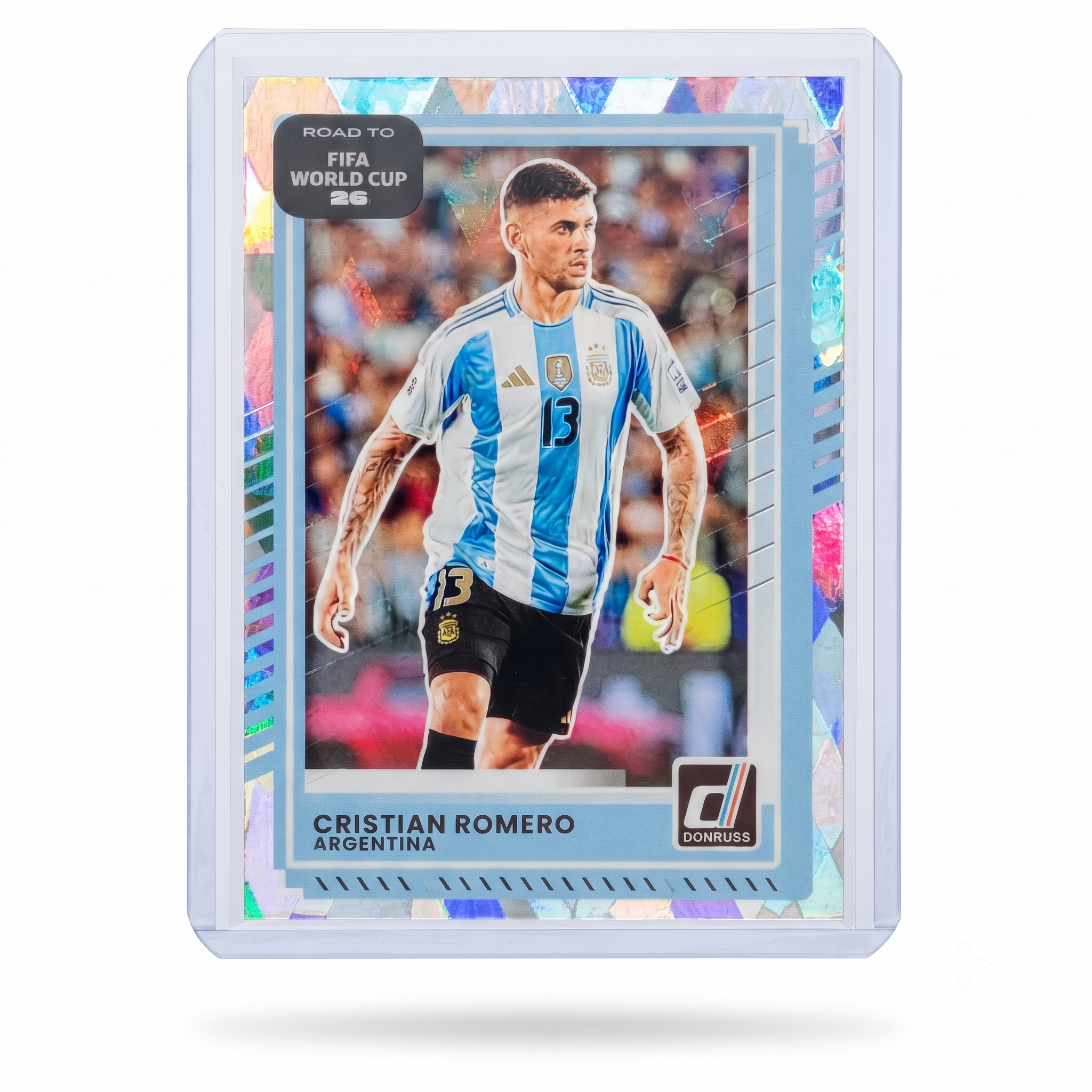 25-26 Panini Donruss RFWC Cristian Romero Silver Cubic #162