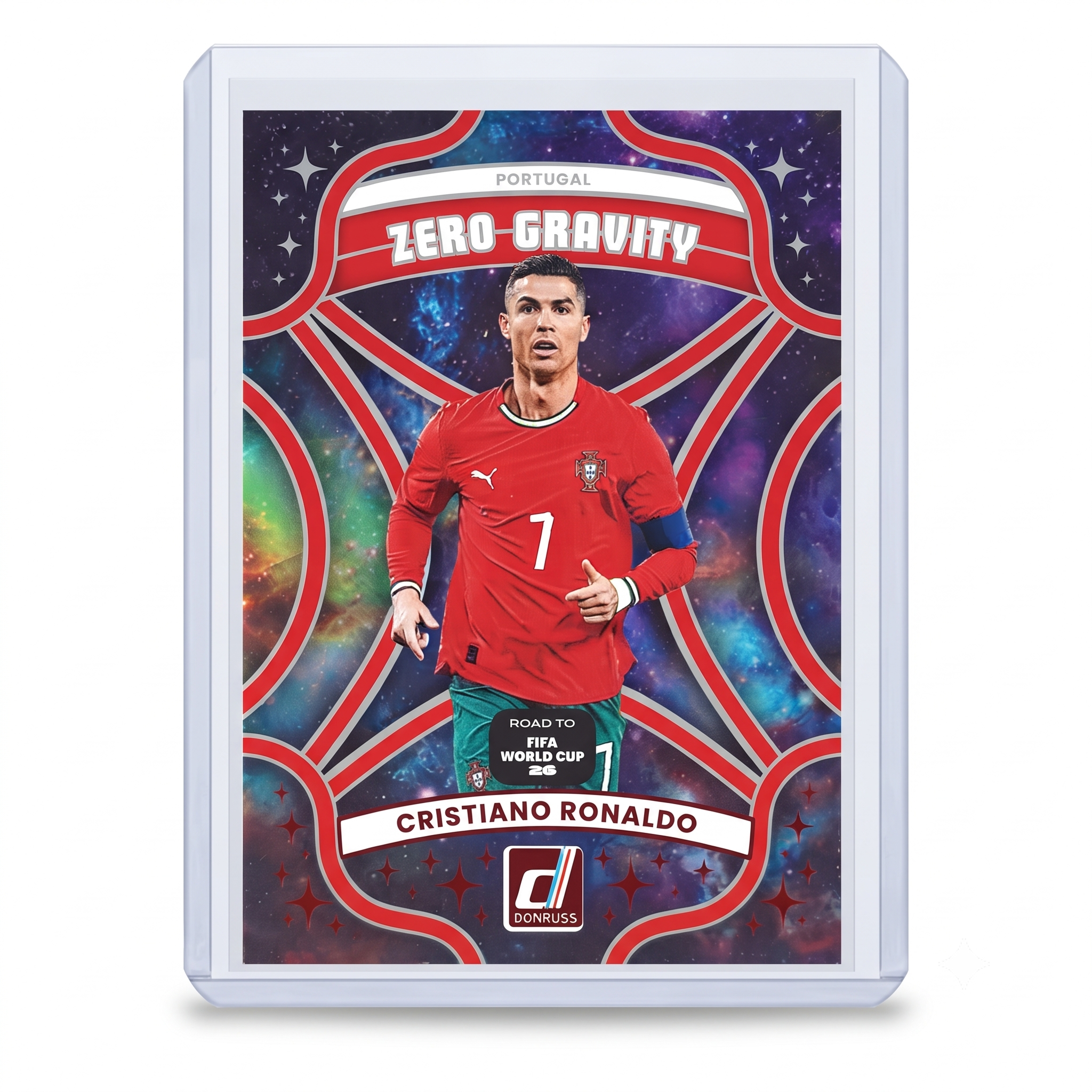 25-26 Panini Donruss RFWC Cristiano Ronaldo Zero Gravity Red #20