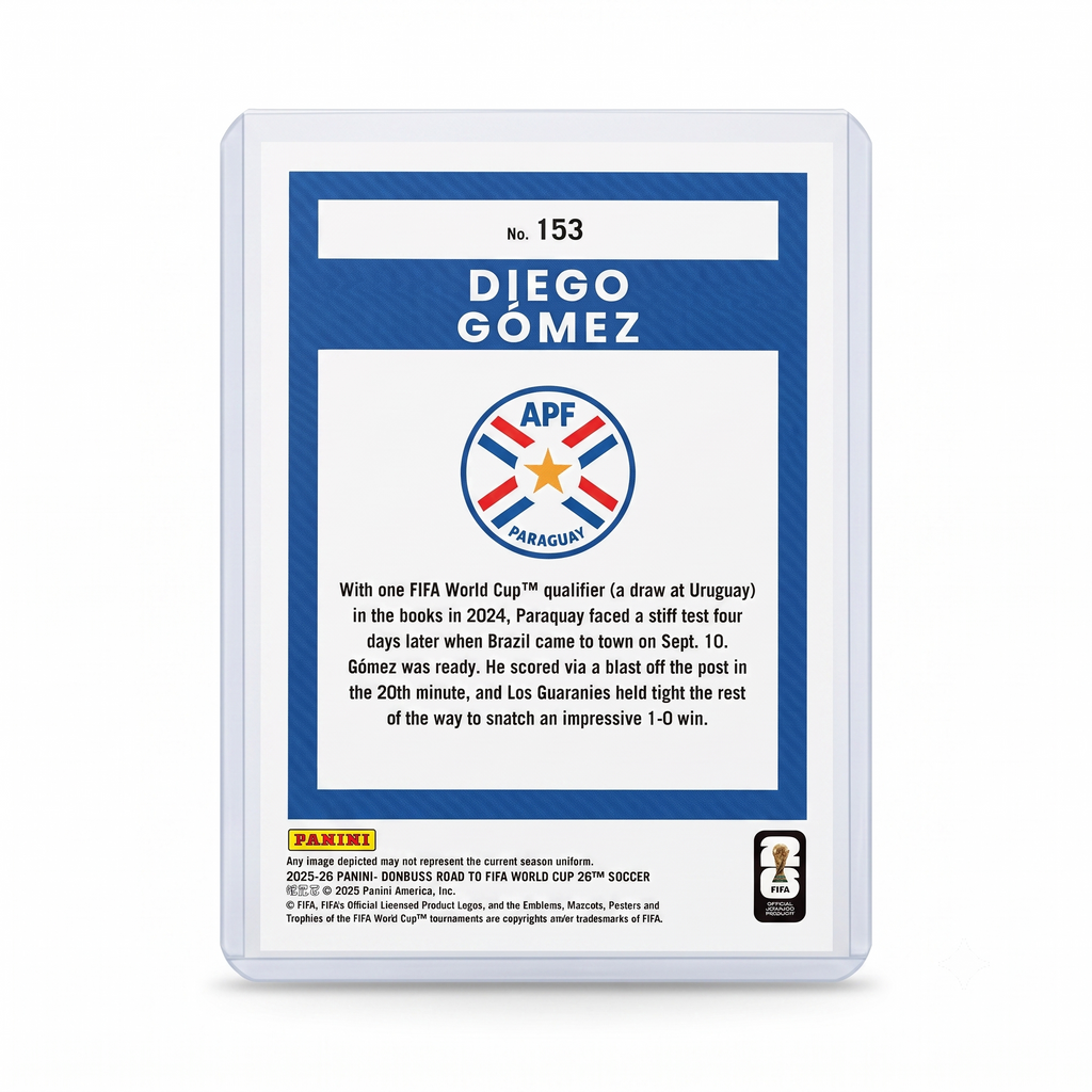 25-26 Panini Donruss RFWC Diego Gomez Red & Blue Maze #153