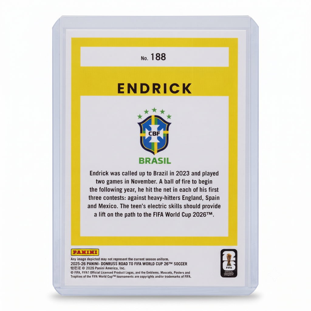 25-26 Panini Donruss RFWC Endrick #188
