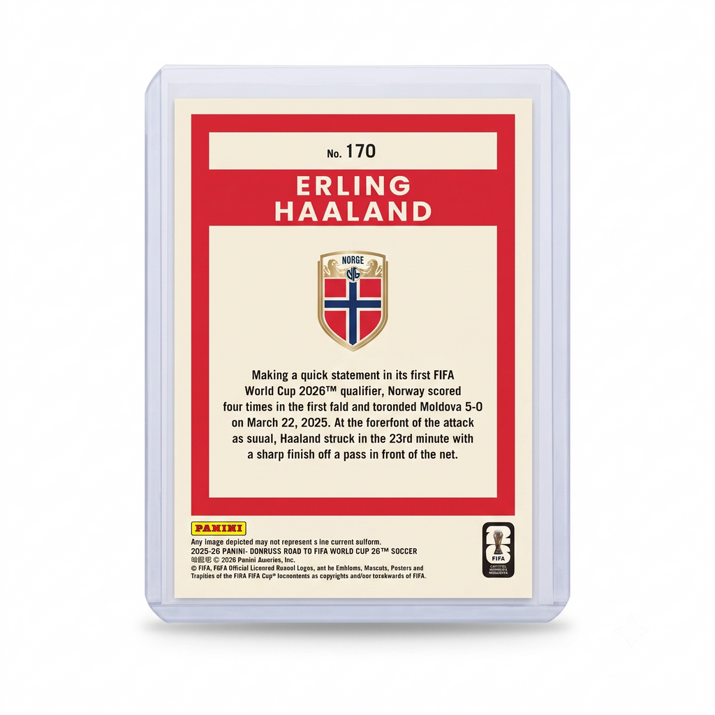 25-26 Panini Donruss RFWC Erling Haaland #170