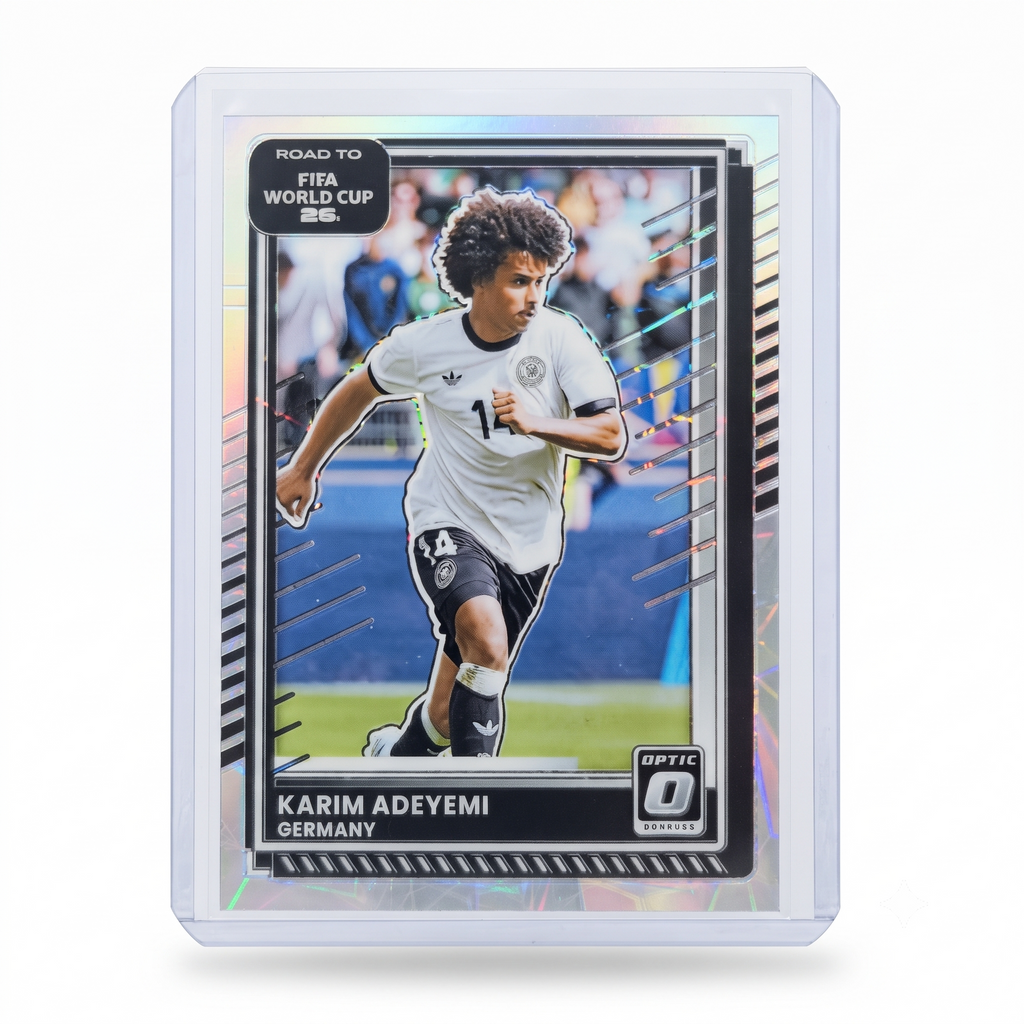 25-26 Panini Donruss RFWC Karim Adeyemi Optic 0 Silver Velocity #31