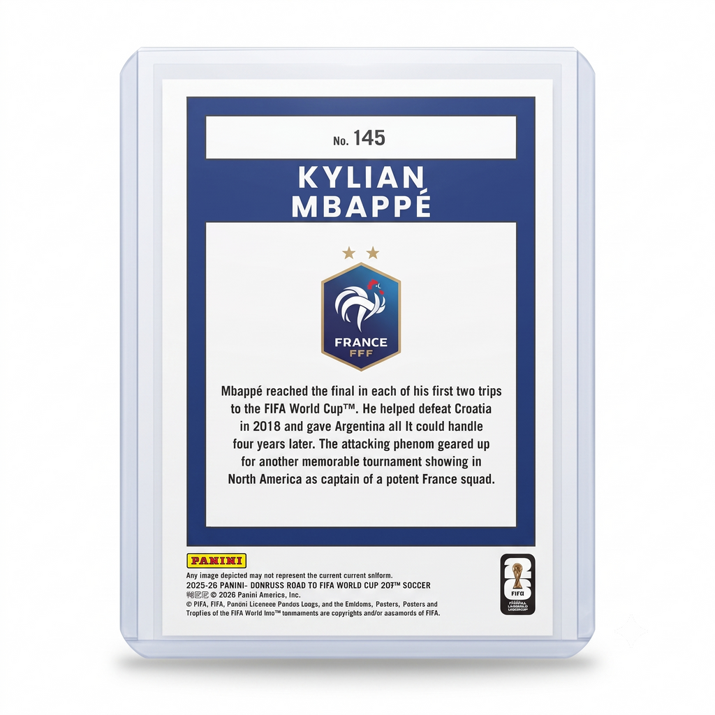 25-26 Panini Donruss RFWC Kylian Mbappé #145