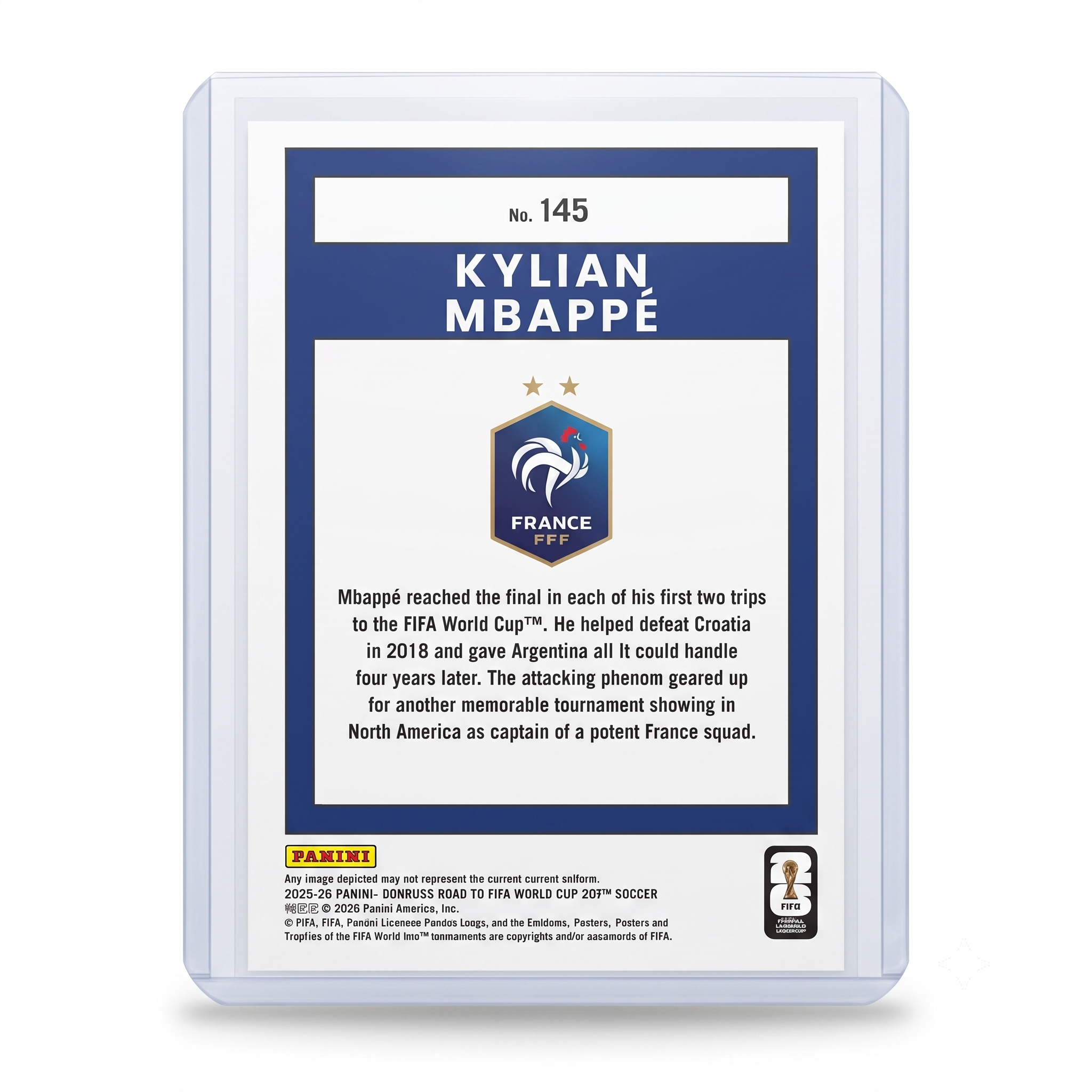 25-26 Panini Donruss RFWC Kylian Mbappé #145