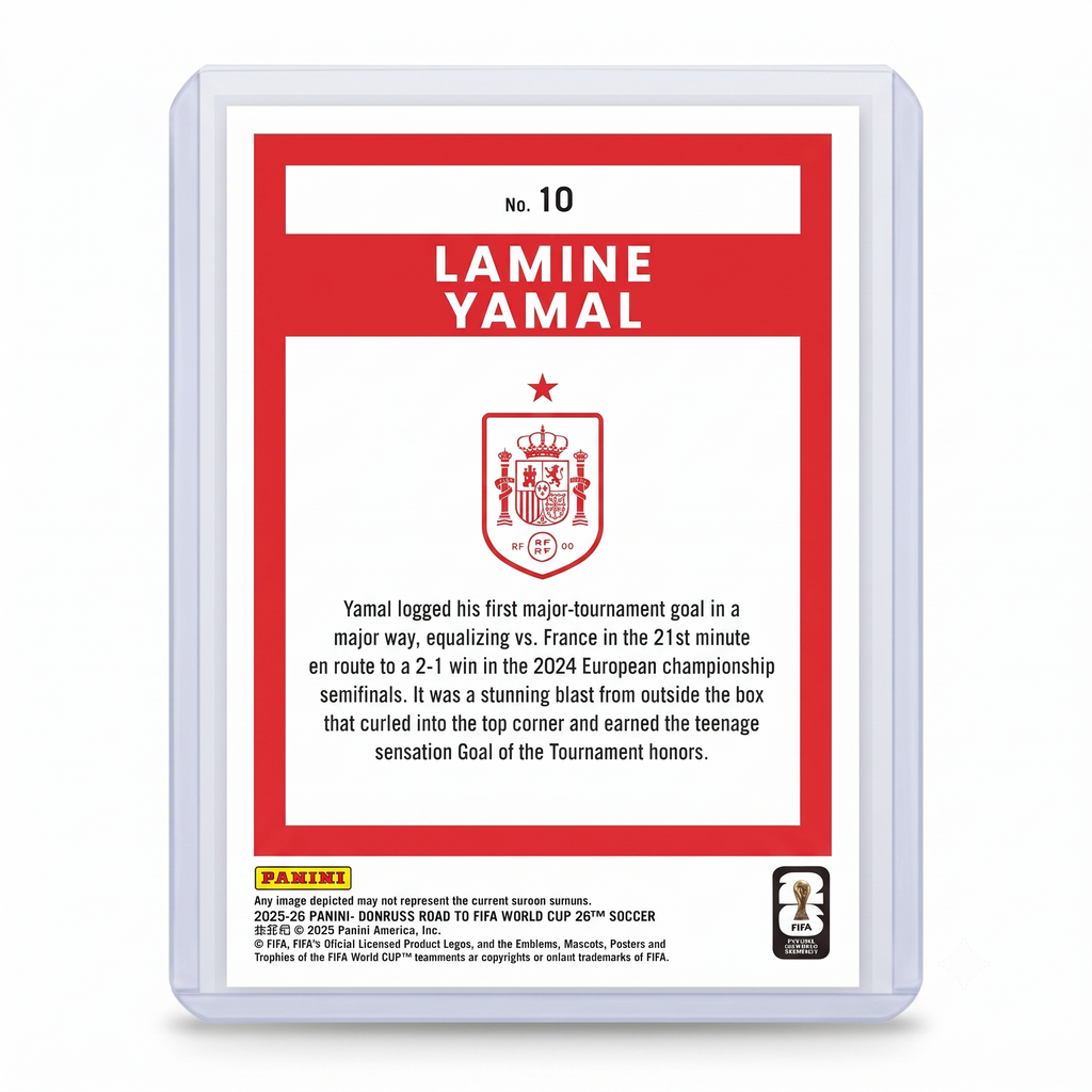 25-26 Panini Donruss RFWC Lamine Yamal #10