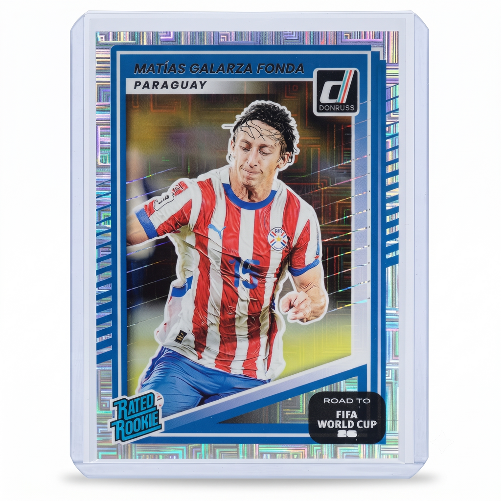 25-26 Panini Donruss RFWC Matias Galarza Fonda Rated Rookie Silver Maze #226