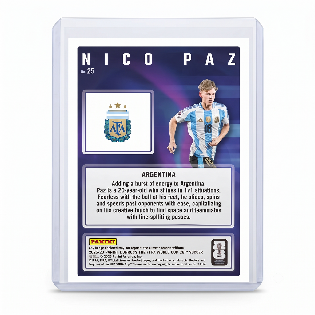 25-26 Panini Donruss RFWC Nico Paz Magicians #25