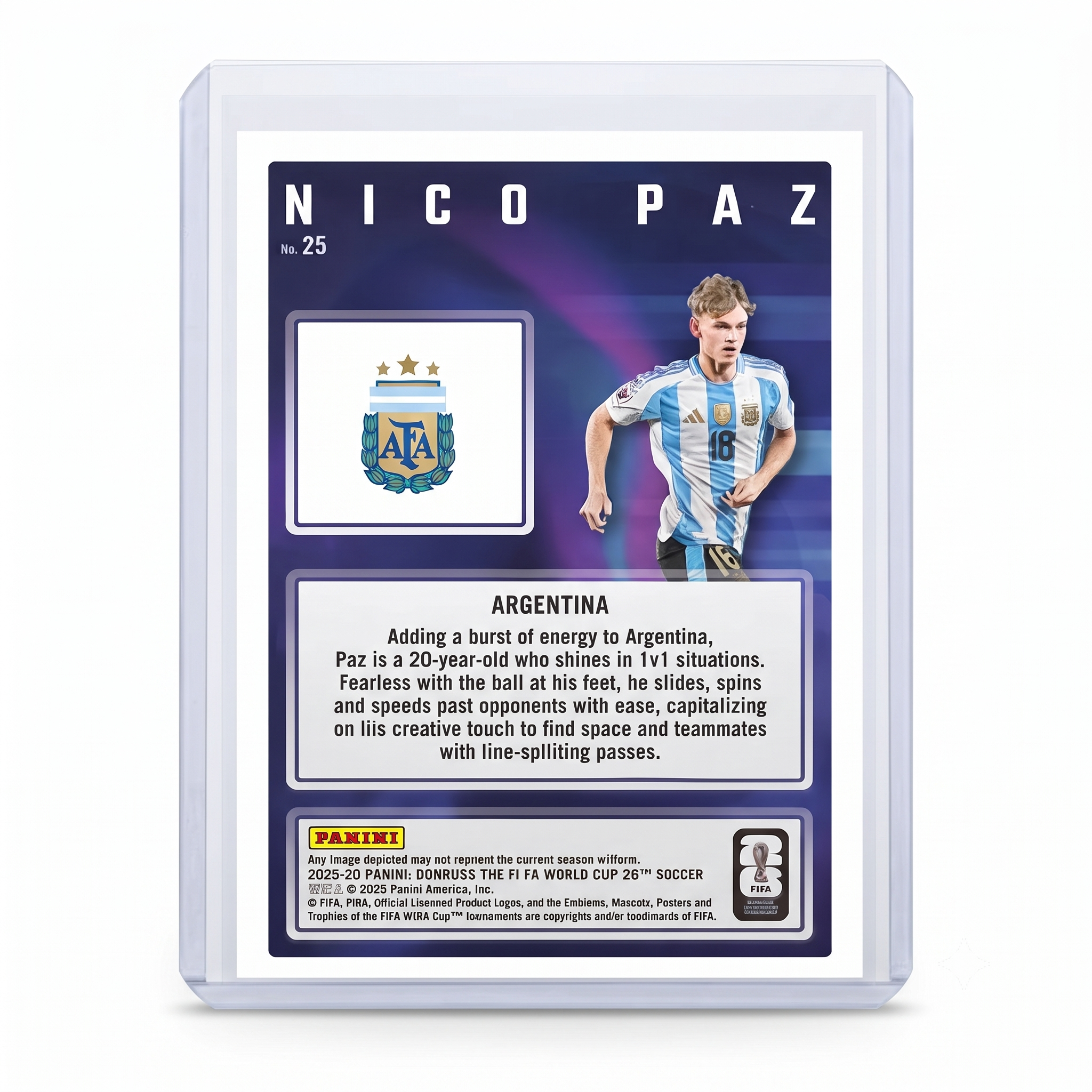 25-26 Panini Donruss RFWC Nico Paz Magicians #25