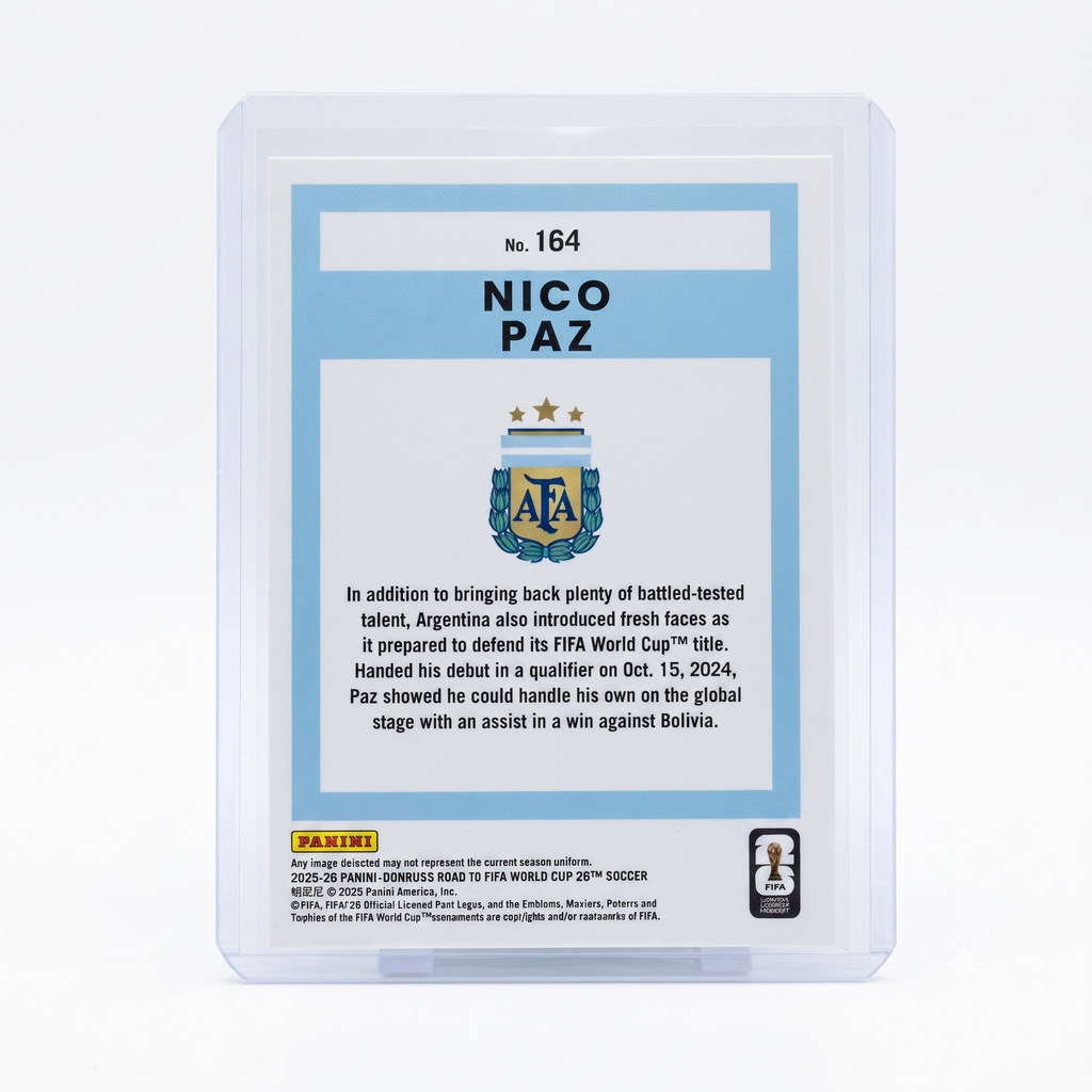 25-26 Panini Donruss RFWC Nico Paz #164