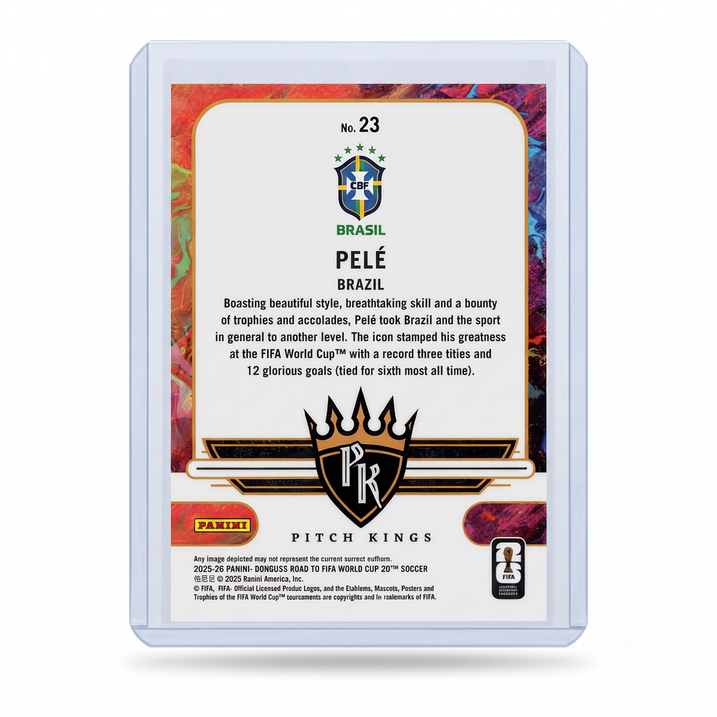 25-26 Panini Donruss RFWC Pelé Pitch Kings RED #23