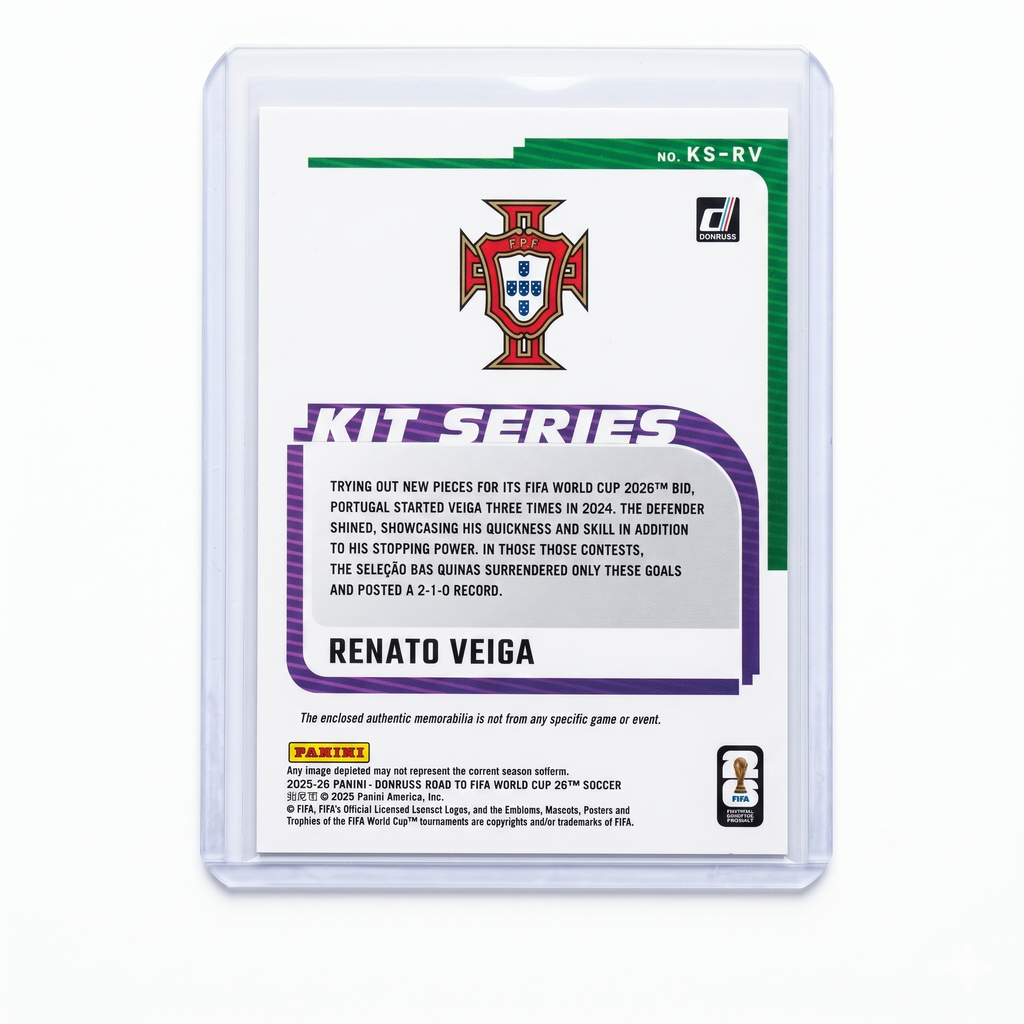25-26 Panini Donruss RFWC Renato Veiga Kit Series 07/10 #KS-RV