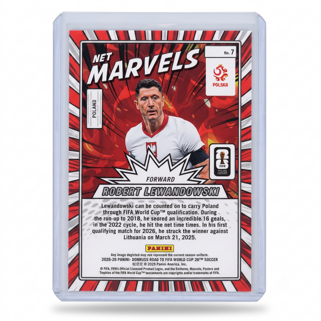 25-26 Panini Donruss RFWC Robert Lewandowski Net Marvels #7