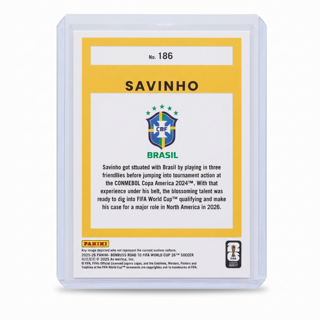 25-26 Panini Donruss RFWC Savinho Silver #186