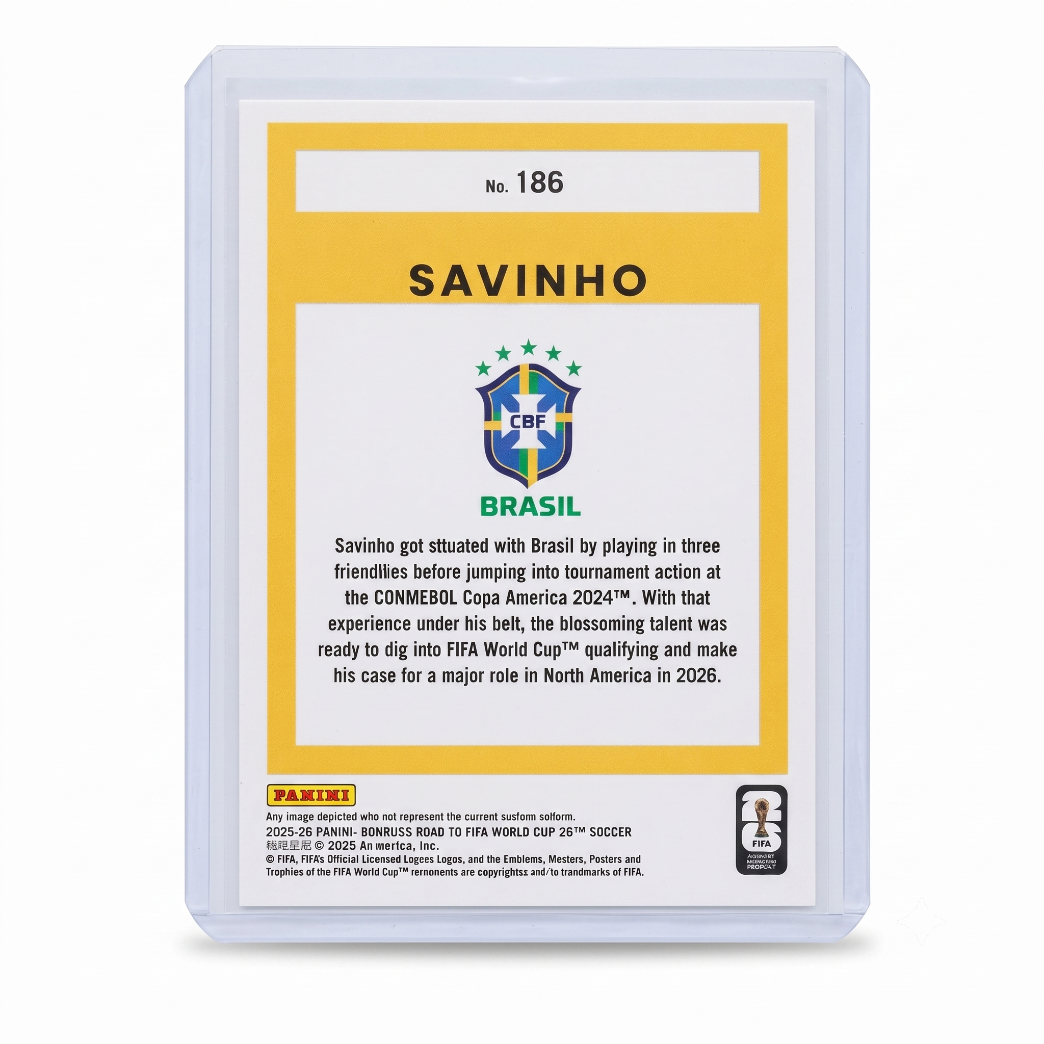25-26 Panini Donruss RFWC Savinho Silver #186