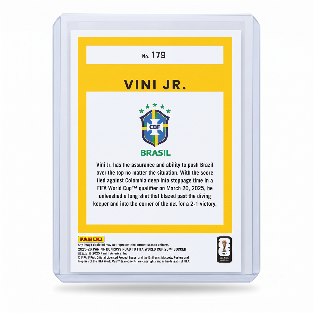 25-26 Panini Donruss RFWC Vini Jr Optic 0 #179