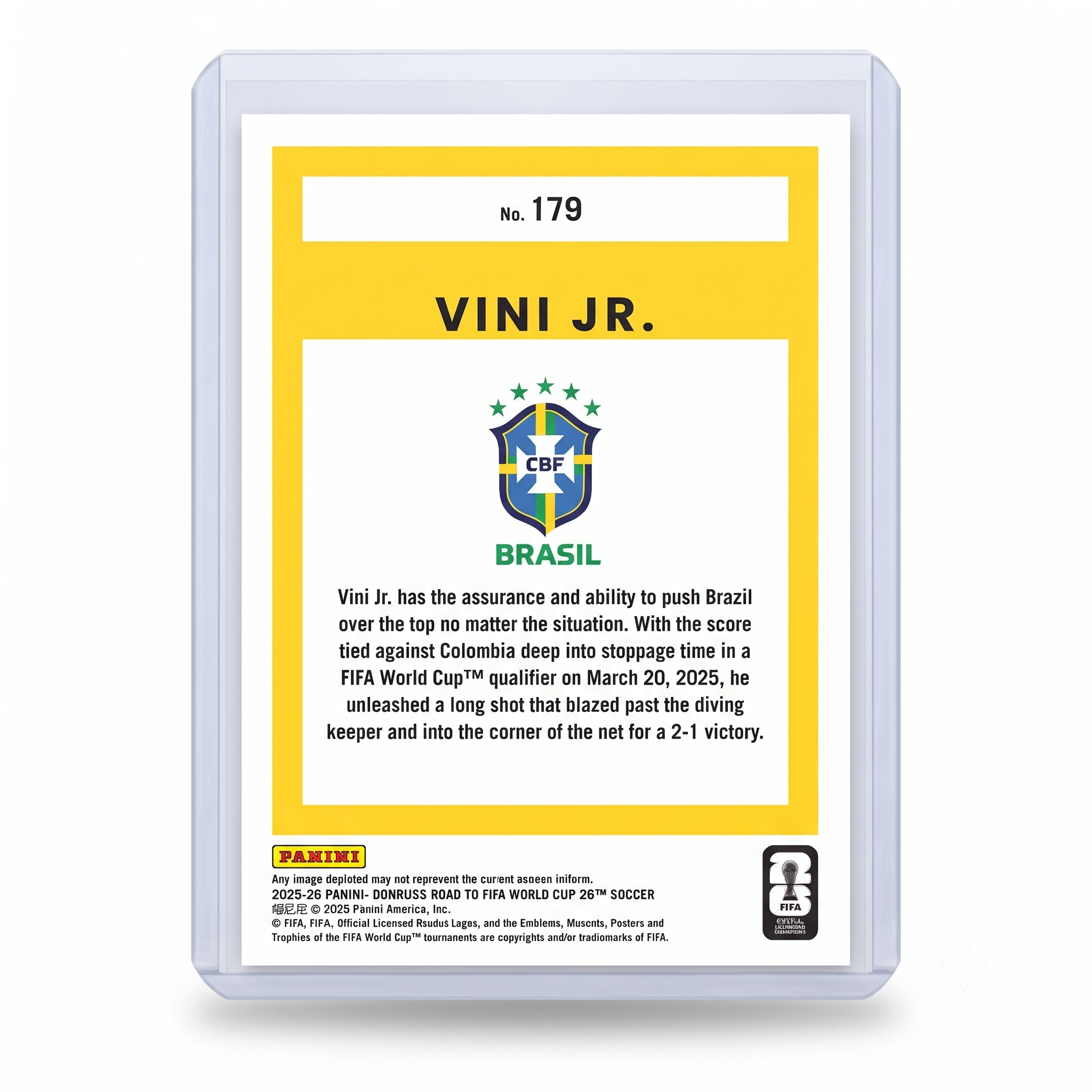 25-26 Panini Donruss RFWC Vini Jr #179