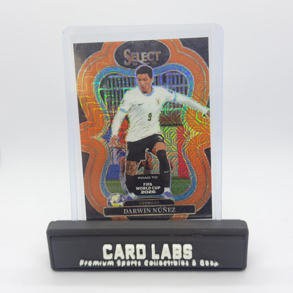 25-26 Panini Select Road to FIFA Word Cup 26 Darwin Nuñez Mezzanine ORANGE MOJO 699/825 #116