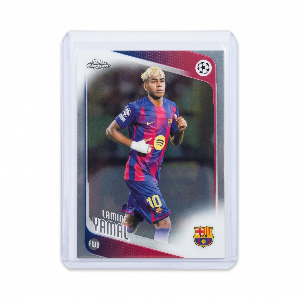 25-26 Topps Chrome UCC Lamine Yamal #10