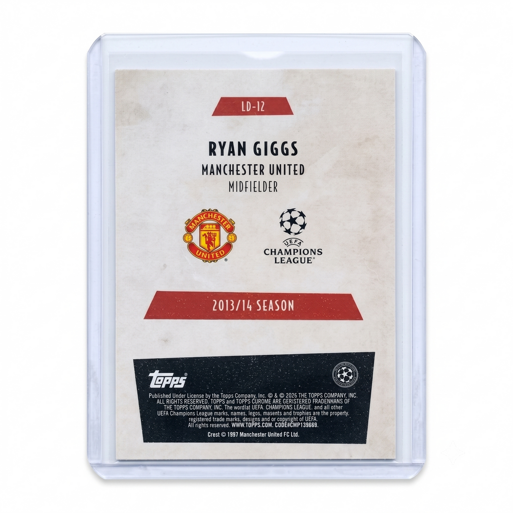 25-26 Topps Chrome UCC Ryan Giggs Last Dance #LD-12