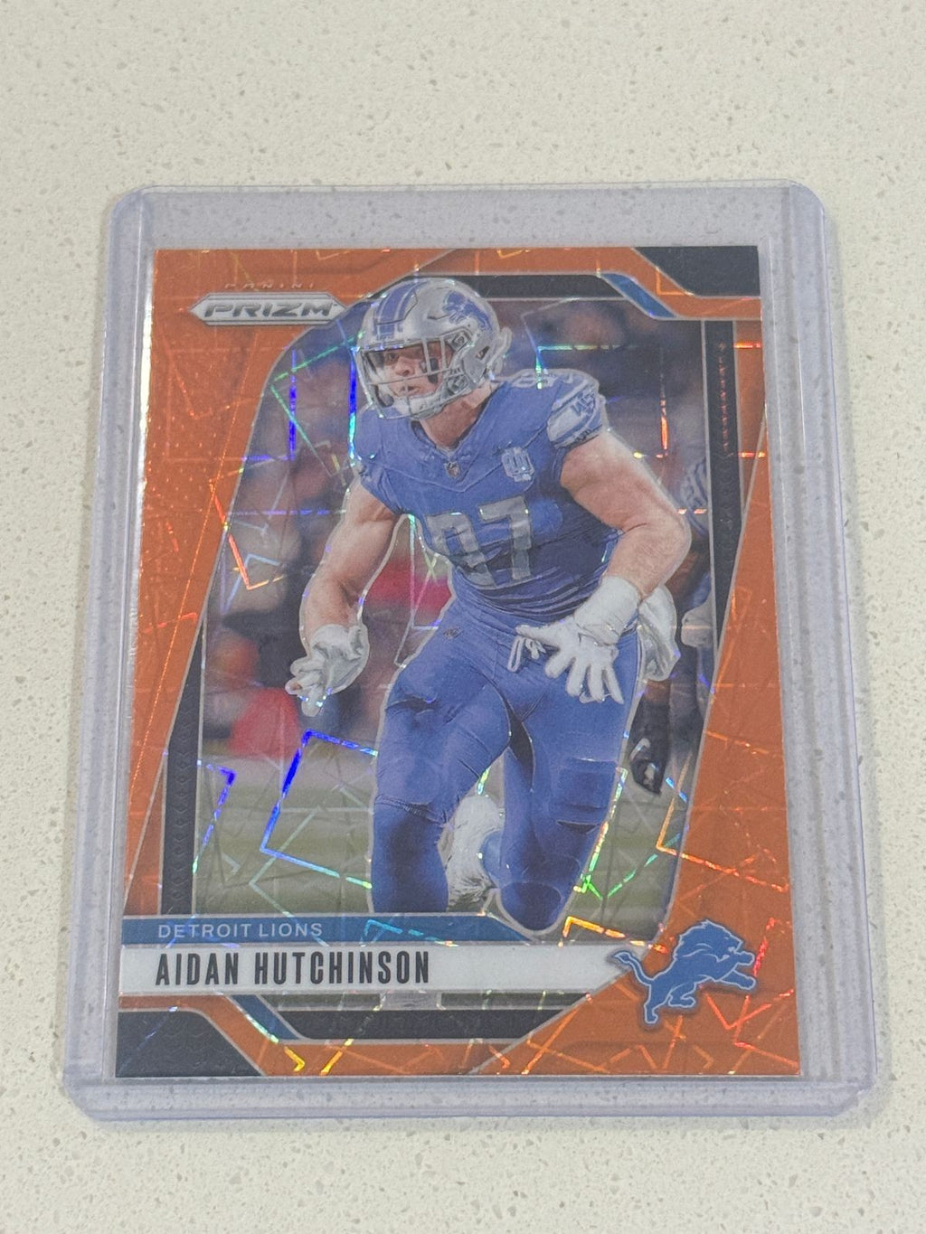 2024 Panini PRIZM Football AIDAN HUTCHINSON #97 ORANGE PRIZM