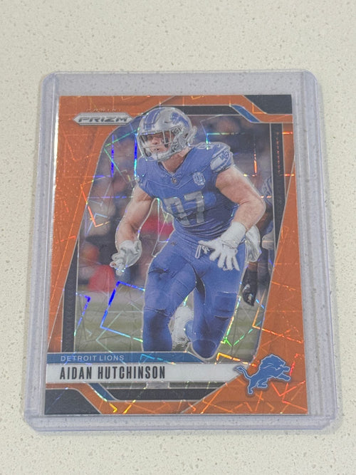2024 Panini PRIZM Football AIDAN HUTCHINSON #97 ORANGE PRIZM