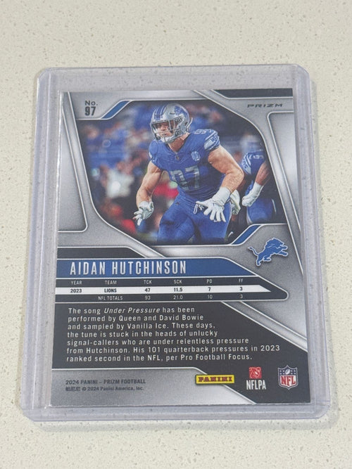 2024 Panini PRIZM Football AIDAN HUTCHINSON #97 ORANGE PRIZM