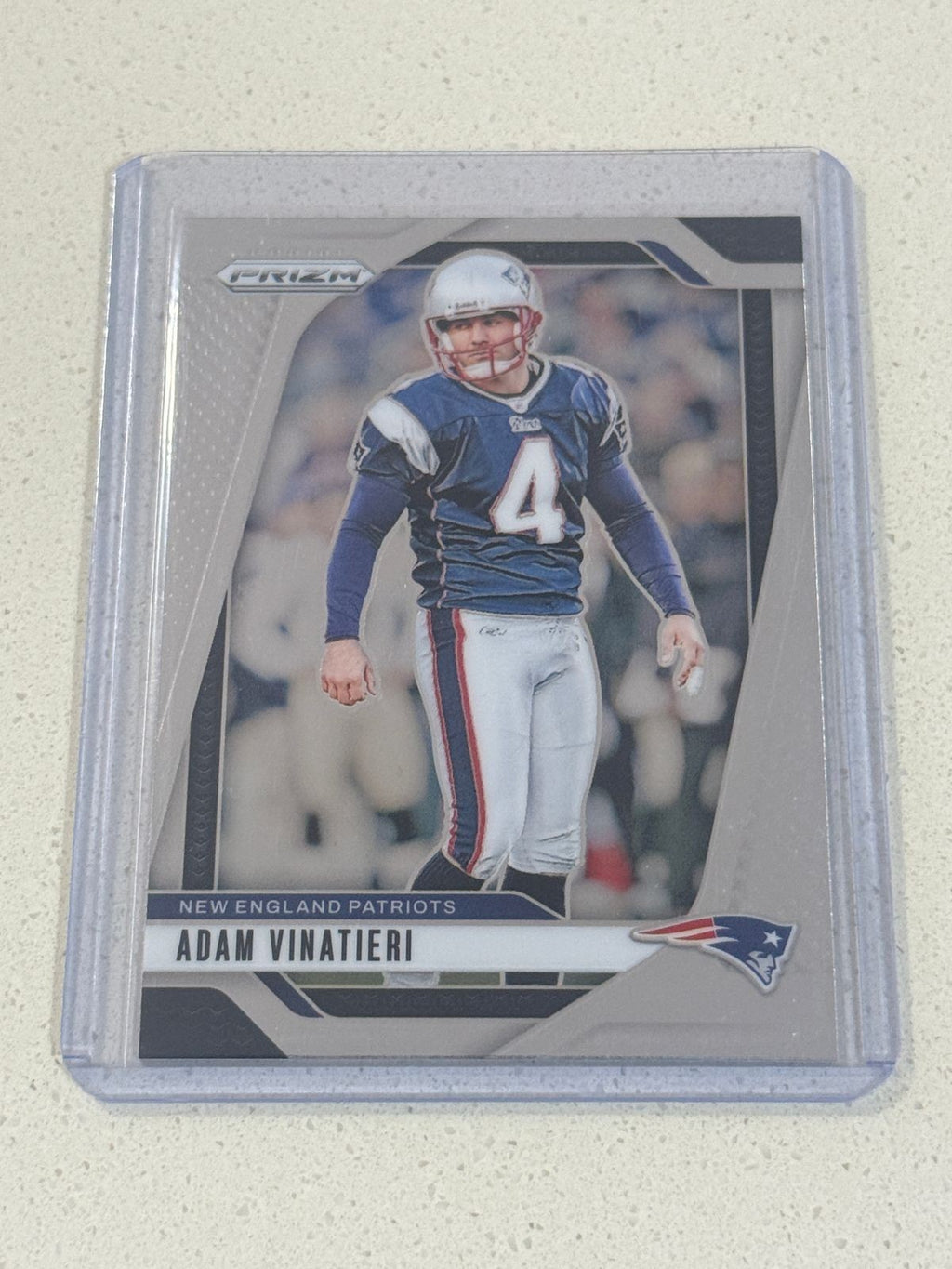 2024 Panini PRIZM Football ADAM VINATIERI # 199 Silver PRIZM
