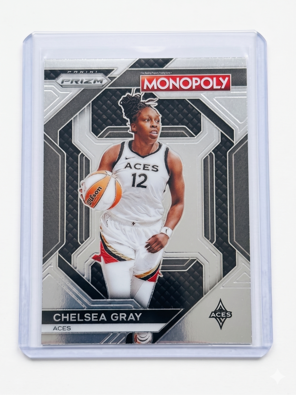 2024 Panini WNBA Monopoly PRIZM CHELSEA GRAY Silver #WNBA12