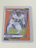 2024 Panini PRIZM Football ADISA ISAAC RC card Orange PRIZM #302