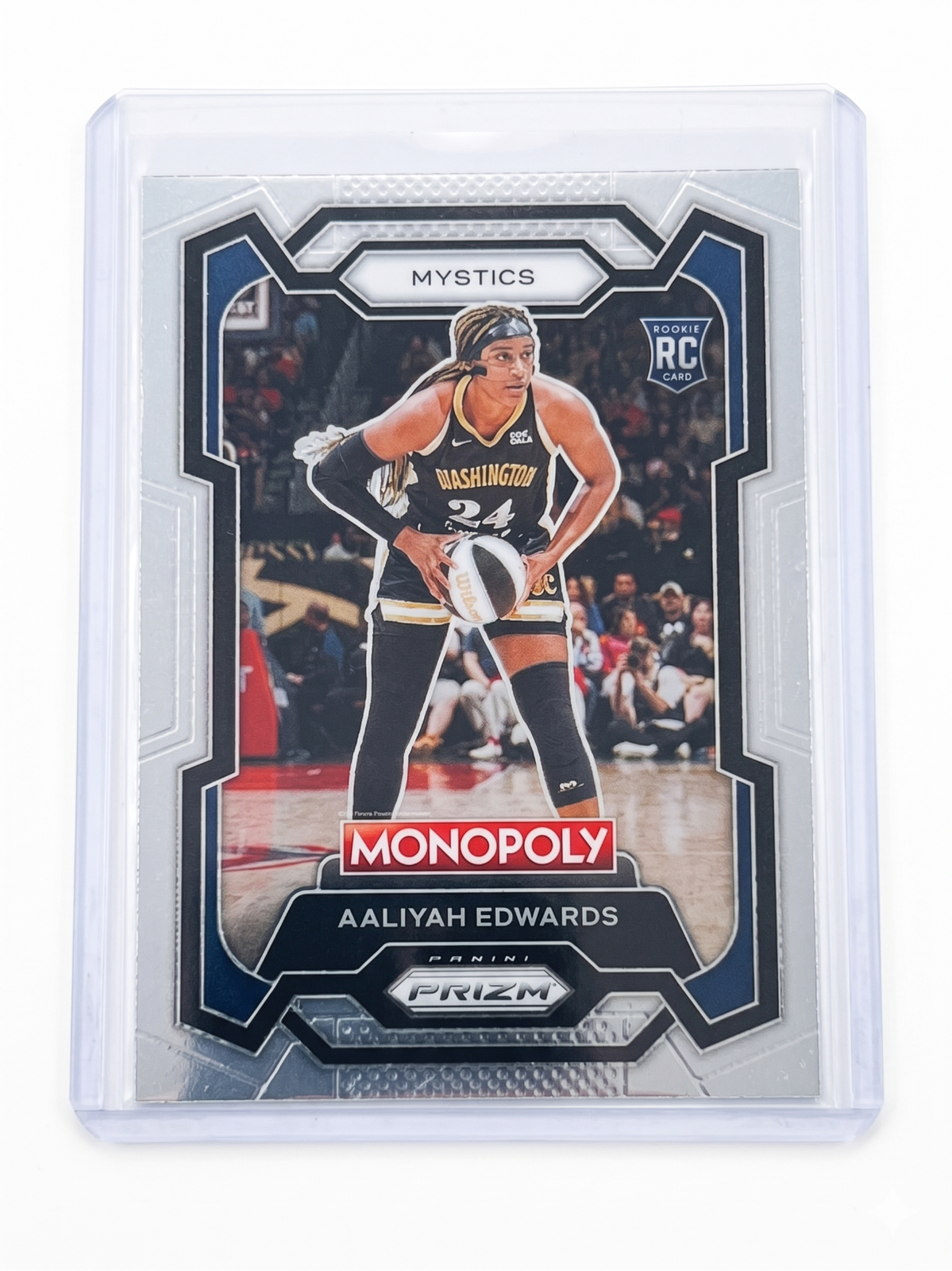 2024 Panini WNBA Monopoly PRIZM AALIYAH EDWARDS RC Base #13