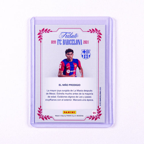 2025 Panini 125th Tribute Barcelona Lamine Yamal SUPRA #95
