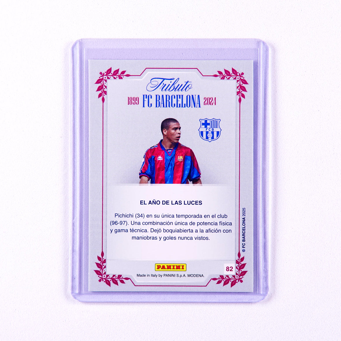2025 Panini 125th Tribute Barcelona Ronaldo SUPRA #82