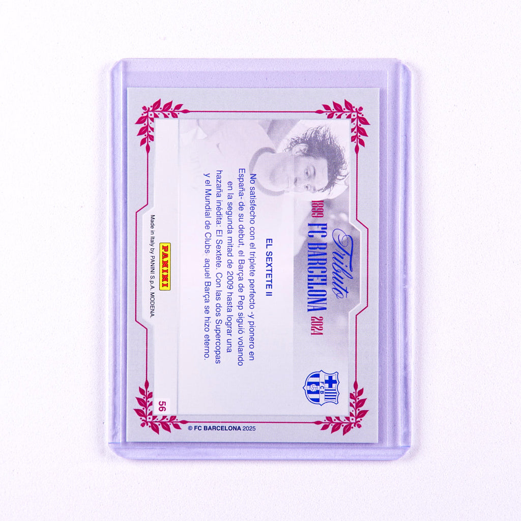 2025 Panini 125th Tribute Barcelona Messi HITS! #56