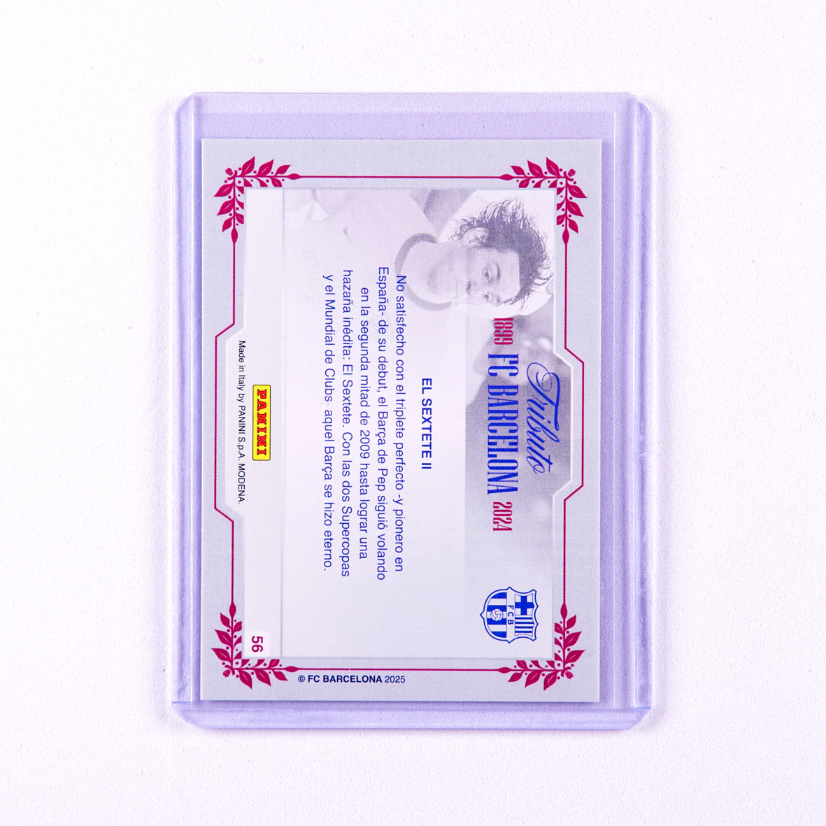 2025 Panini 125th Tribute Barcelona Messi HITS! #56