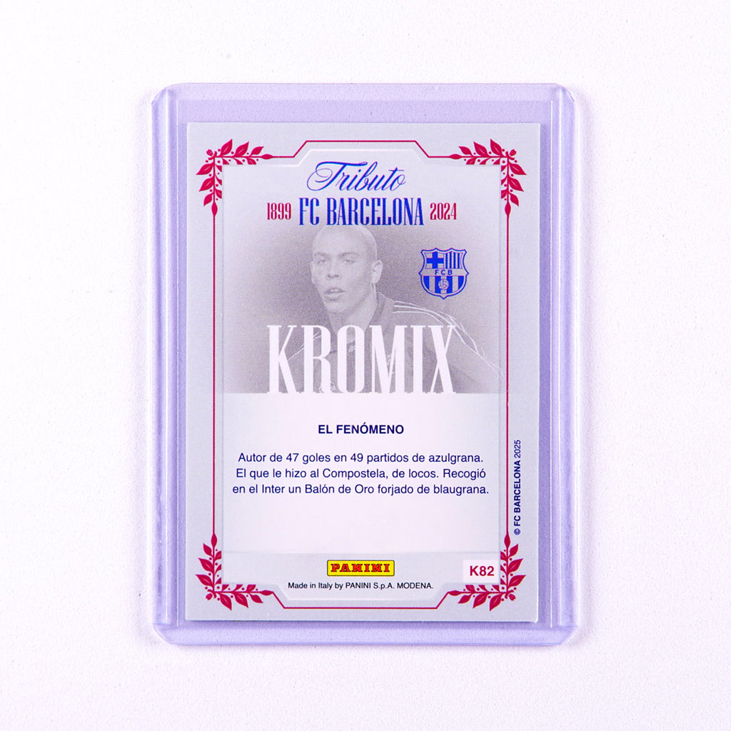 2025 Panini 125th Tribute Barcelona Ronaldo KRONIX #K82