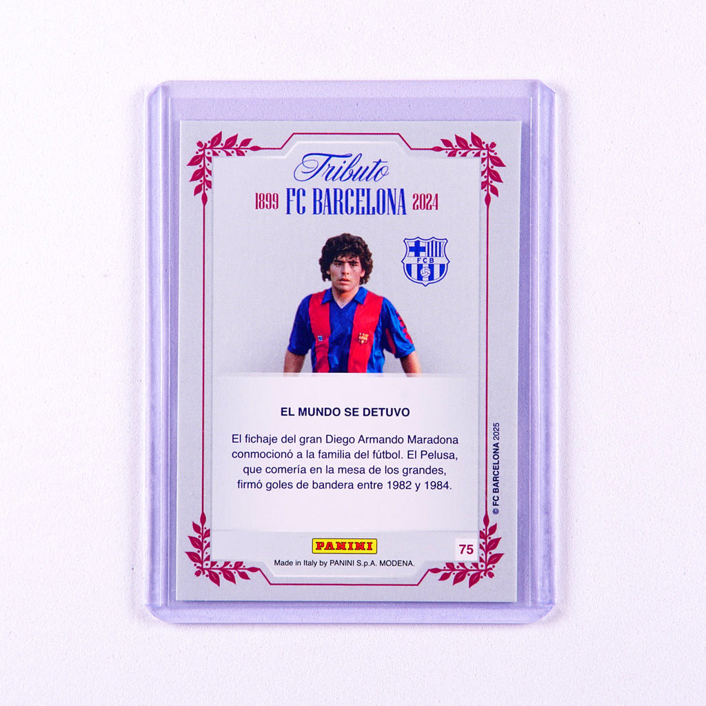 2025 Panini 125th Tribute Barcelona Maradona SUPRA #75