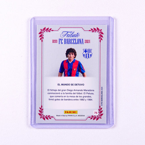 2025 Panini 125th Tribute Barcelona Diego Maradona SUPRA #75